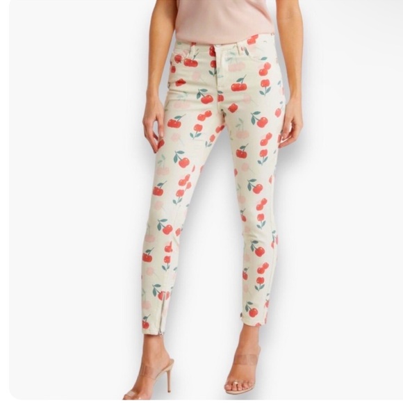 Free People Denim - BLANKNYC x Free People Cherry Print Skinny Jeans - Size 27